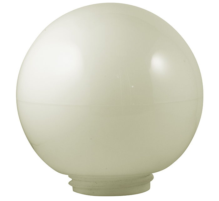 Glass globe - Opal white 180 mm - oldschool style - vintagte interior - retro - old style