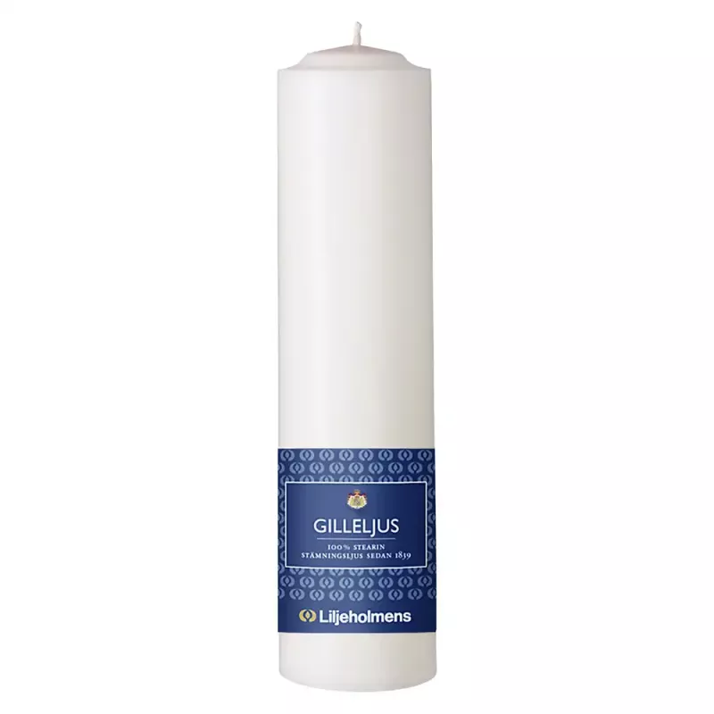 Liljeholmens Guild Candle - Pillar candle white 5x20 cm (1.97x7.87 in)