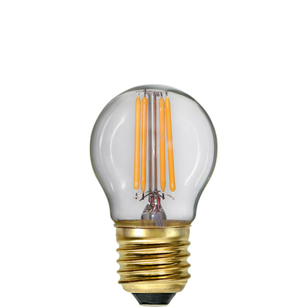 LED-lampa - Liten rund 45 mm, 320 lm - gammaldags inredning - klassisk stil - retro -sekelskifte