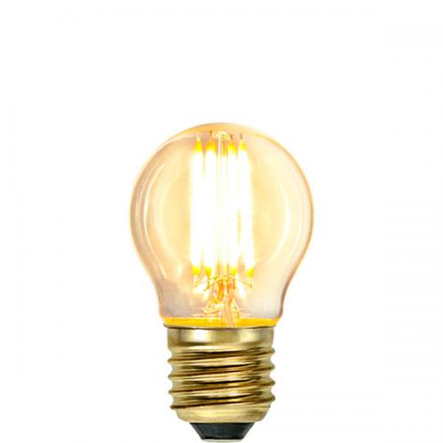 LED-pære - Liten runde 45 mm, 320 lm - arvestykke - gammeldags dekor - klassisk stil - retro - sekelskifte