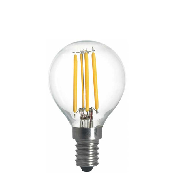 LED-lampe - Lille rund, E14, 320 lm