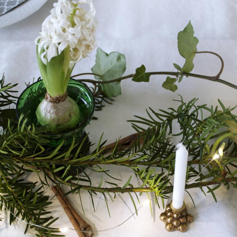 Liljeholmens Juletrelys - 20 stk hvit - arvestykke - gammeldags dekor - klassisk stil - retro - sekelskifte