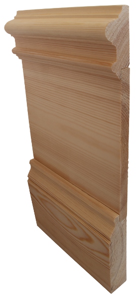 Tredelad golvsockel Tredelad golvsockel