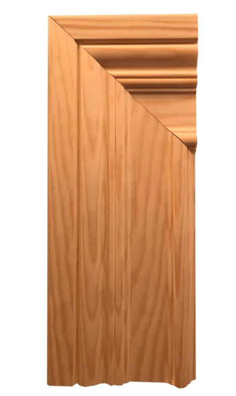 Vanligt förekommande dörrfoder - 120 mm. Tidsperiod 1880-1905 - sekelskifte - gammaldag stil - klassisk inredning - retro