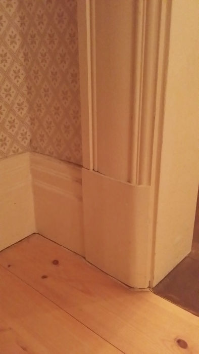 Architrave plinth block - Universal 24x123 mm - old style - vintage interior - oldschool style