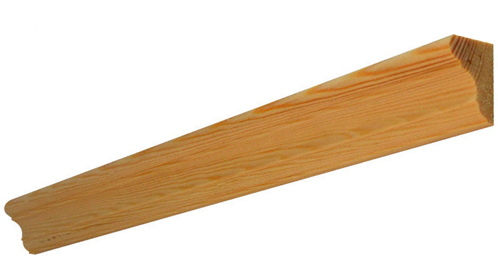 Musterstück - Leiste – Halbfranz-Türkassettenleiste, 18 × 25 mm
