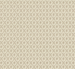 Lim & Handtryck Tapet - Mölletorp beige/hvid
