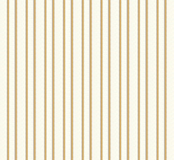 Lim & Handtryck Tapet - Klassisk stribet II beige/gul