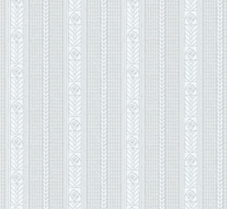 Lim & Handtryck Tapet - Edit gråblå/ljusblå - klassisk inredning - gammal stil