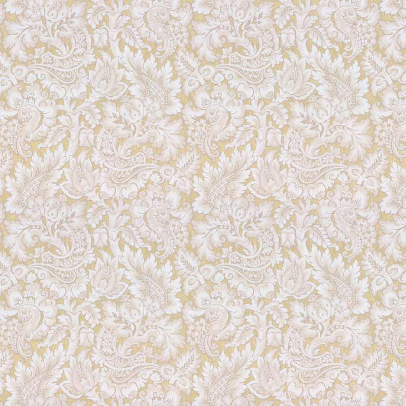 Lim & Handtryck Tapet - Kashmir beige/guld - gammaldags inredning - klassisk stil - retro - sekelskifte