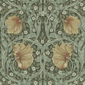 William Morris & Co. Tapete - Pimpernel Bayleaf/Manilla