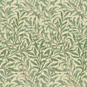 William Morris & Co. Tapet - Willow Boughs Green - arvestykke - gammeldags dekor - klassisk stil - retro - sekelskifte