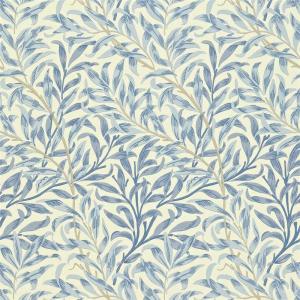 William Morris & Co. Tapet - Willow Boughs Blue - gammaldags inredning - klassisk stil - retro -sekelskifte