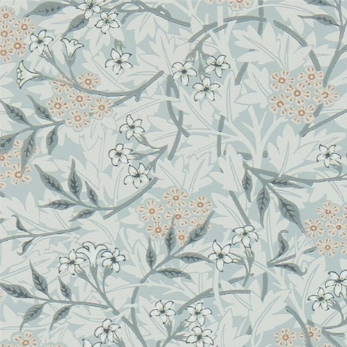 William Morris & Co. Wallpaper - Jasmine Silver/Charcoal