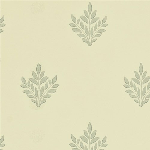 William Morris & Co. Wallpaper - Pearwood Ivory/Slate