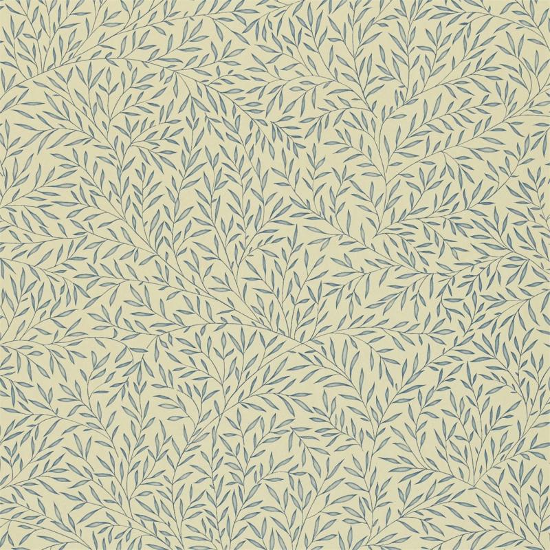 William Morris & Co. Tapet - Lily Leaf Woad - gammaldags inredning - klassisk stil - retro - sekelskifte