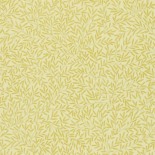 William Morris & Co. Tapet - Lily Leaf Gold - gammaldags tapet med guld löv - arvestykke - gammeldags dekor - klassisk stil - retro - sekelskifte