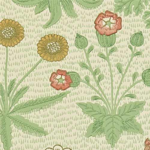 William Morris & Co. Wallpaper - Daisy Artichoke/Plaster