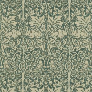 William Morris & Co. Tapet - Brer Rabbit Forest Manilla - gammaldags inredning - klassisk stil - retro -sekelskifte