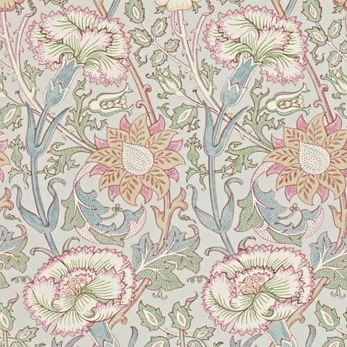 William Morris & Co. Wallpaper - Pink & Rose - Eggshell/Rose