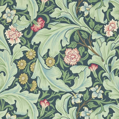 William Morris & Co. Tapete - Leicester woad/sage