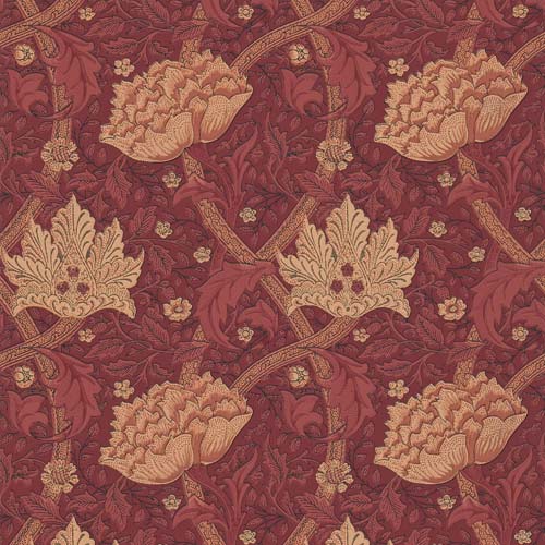 William Morris & Co. Wallpaper - Windrush Dark Red Brick