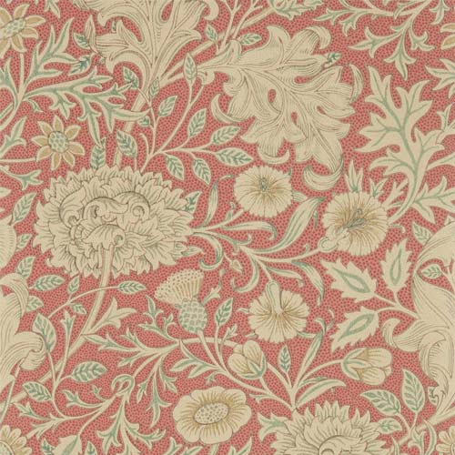 William Morris & Co. Wallpaper - Double Bough carmine red