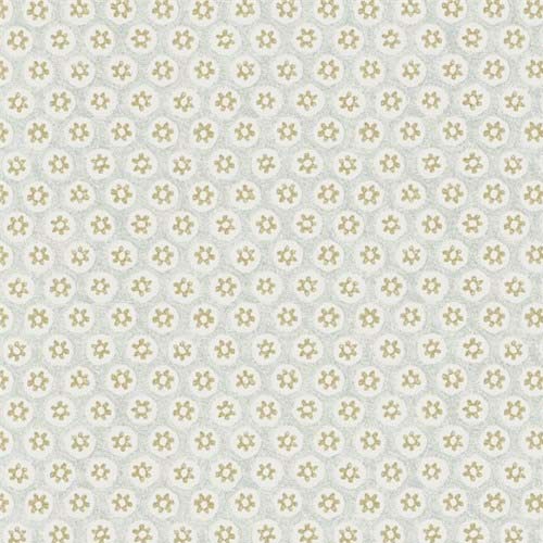 William Morris & Co. Wallpaper - Honeycombe silver/gold