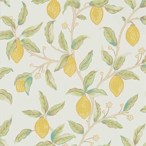 William Morris & Co. Wallpaper - Lemontree bay leaf