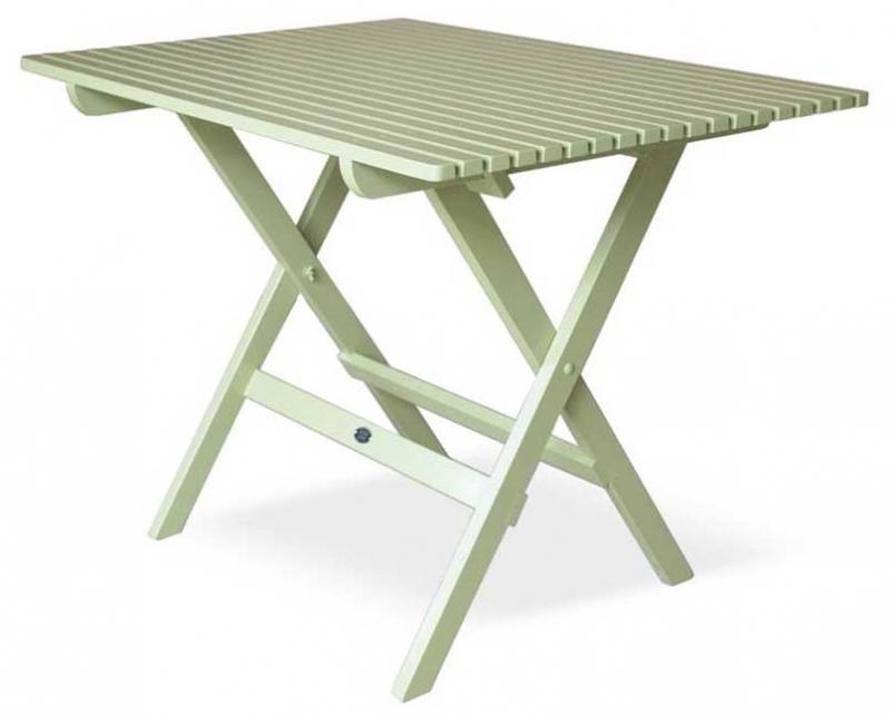 Lindblomsgrönt trädgårdsbord - Tidigt 1900-tal, hopfällbart, 75 cm - gammaldags inredning - klassisk stil - retro - sekelskifte