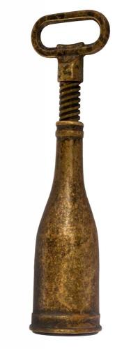 Wine opener antique brass - Bellmansro