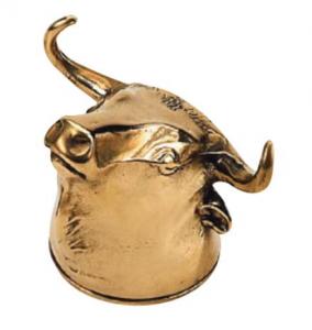 Bottle opener brass - Bull - old style - classic interior - old fashioned style - vintage