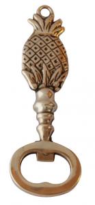 Flaskeåpner messing - Ananas - arvestykke - gammeldags dekor - klassisk stil - retro - sekelskifte