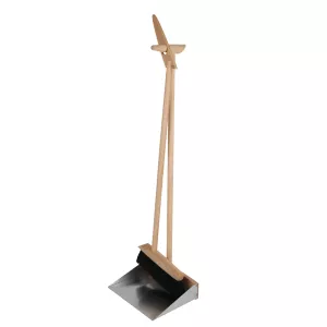 Floor-Standing Cleaning Set - Broom & Dustpan