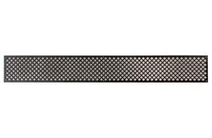 Lüftungsgitter Kleeblatt – Behandeltes Eisen 100 x 750