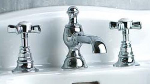 Washbasin Tap - Horus Coventry for 3 tapholes - classic interior - oldschool style - vintage interior