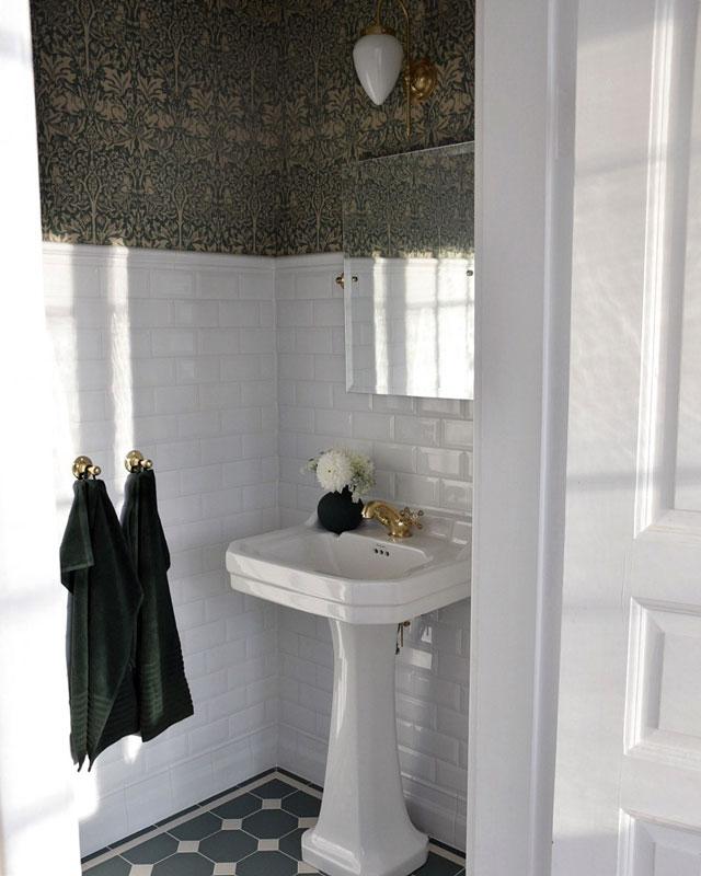 Tvättställsblandare - Kensington mässing - gammaldags inredning - klassisk stil - retro -sekelskifte