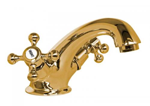 Wash basin mixer - Kensington brass