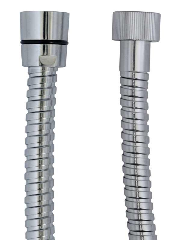 Shower hose chrome 200 cm - Double wound metal