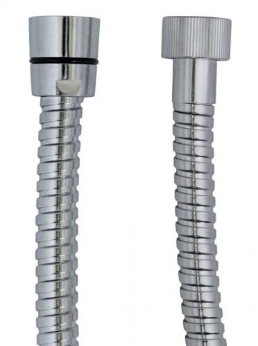 Shower hose chrome 150 cm - Double wound metal