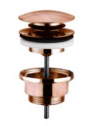Drain valve - Pop-up copper