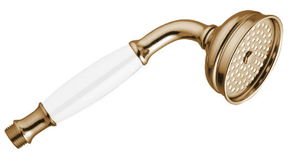 Shower handle - Classic bronze/white