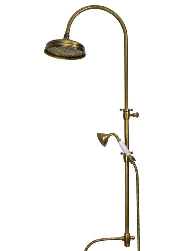 Shower Kit - Kensington Retro Style, without faucet - Bronze
