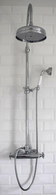 Shower Set - Maxima Classic with Donegal thermostat 160 cc - old fashioned style - vintage interior - classic style - retro