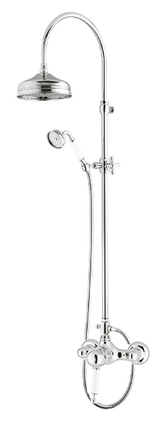 Shower Set - Maxima Classic with Oxford thermostat - oldschool style - vintage style - retro