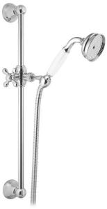 Shower Rail - Classic 60 cm with handset and hose - old style - oldschool interior - vintage