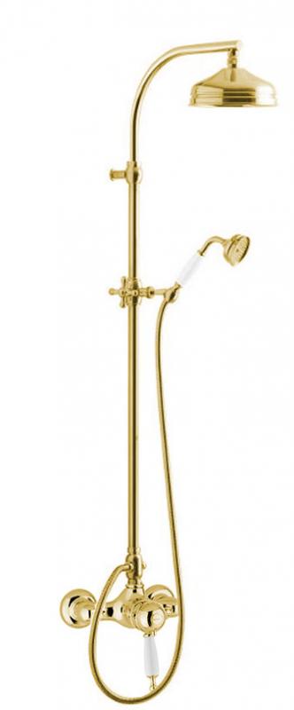 Shower Set - Maxima Low with Oxford thermostat - Brass