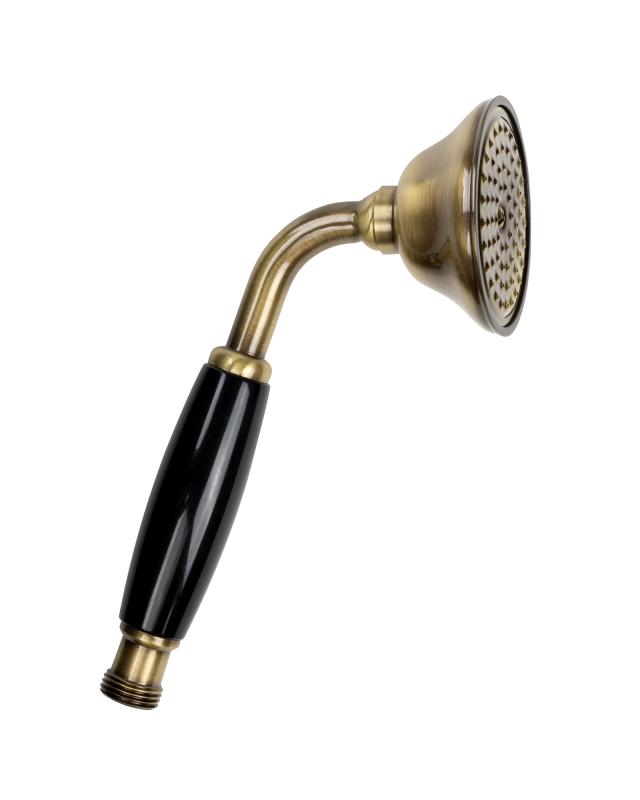 Duschkopf - Handbrause Kensington schwarz/bronze groß
