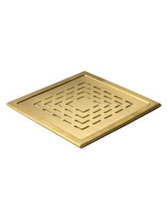 Floor Drain Grate Brass - DecoDrain 200 x 200