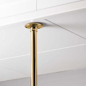 Ceiling bracket for shower curtain holder - Brass
